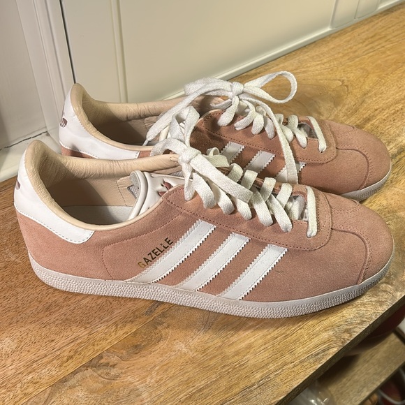 Adidas Gazelle, Pink Suede, Sz 10, worn once. - Picture 2 of 6
